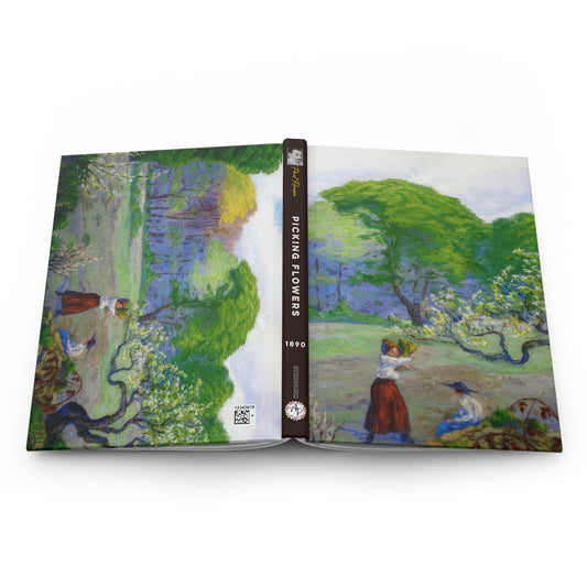 Ranson, Paul - Picking Flowers (1890) - Hardcover Journal Matte