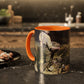 Courbet, Gustave - The Stone Breakers (1850) - Colorful Accent Mugs