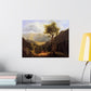 Cole. Thomas - View in the White Mountains (1827)- Satin Posters