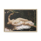 Courbet, Gustave - Woman with a Parrot (1866) - Matte Canvas, Framed