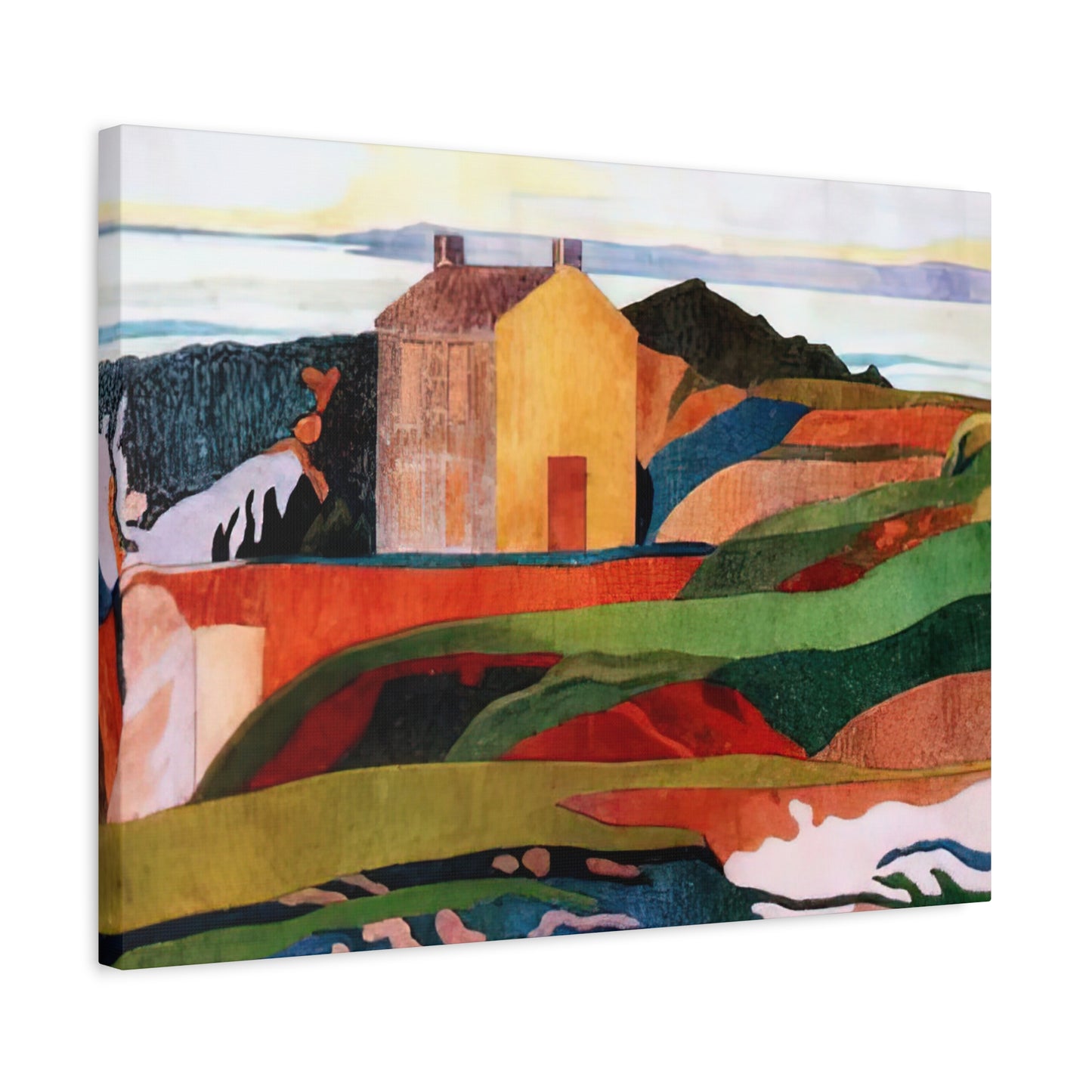 Filiger, Charles - The Hangman’s House (1891) - Canvas Block, unframed