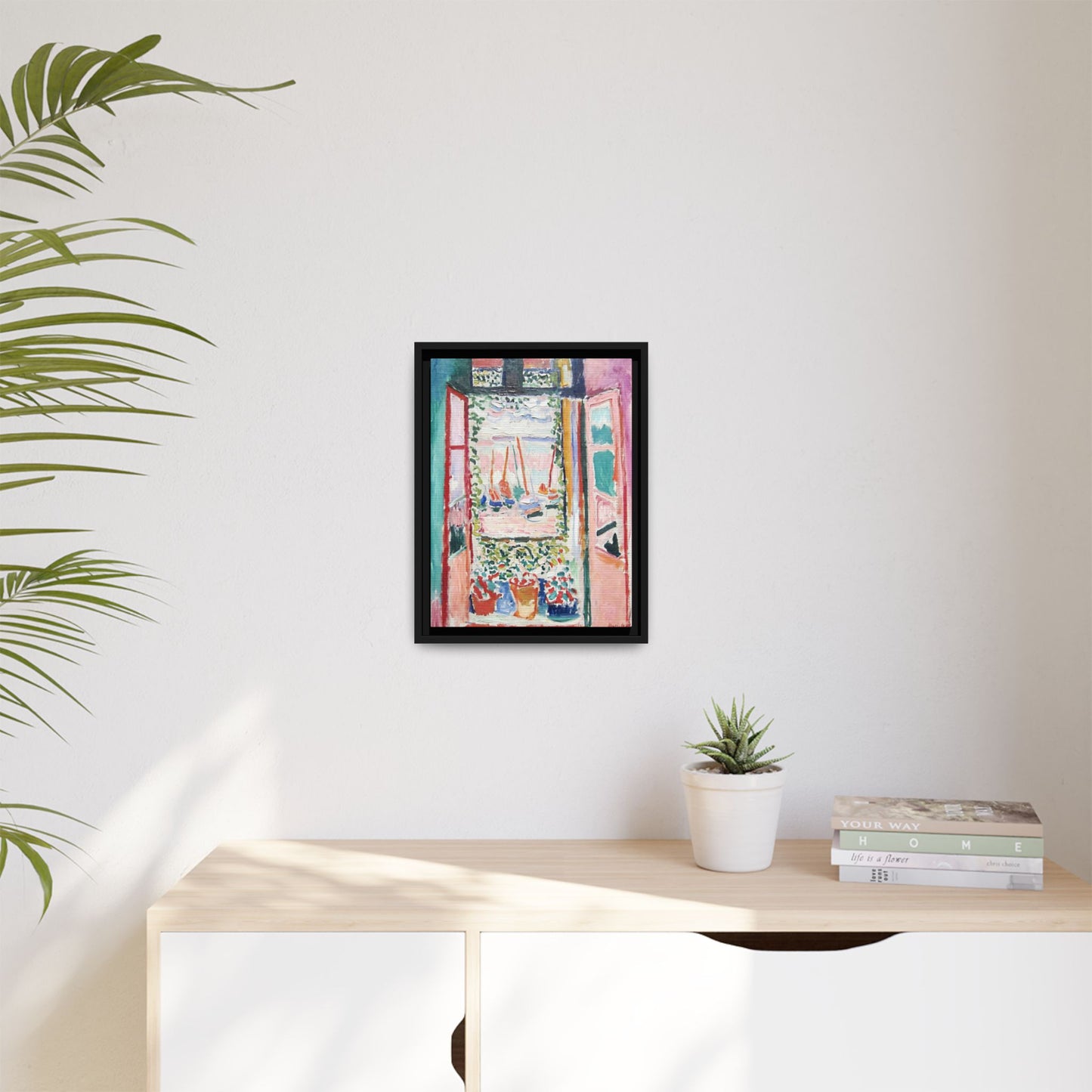 Matisse, Henri - Open Window, Collioure (1905) - Matte Canvas, Framed