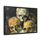 Cézanne, Paul - Pyramid of Skulls (1901) - Matte Canvas, Framed