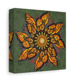 Monarch Butterfly Mandala A - Canvas