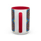 Pacio, Adam - Emerald Arrows Mandala - Colorful Accent Mugs