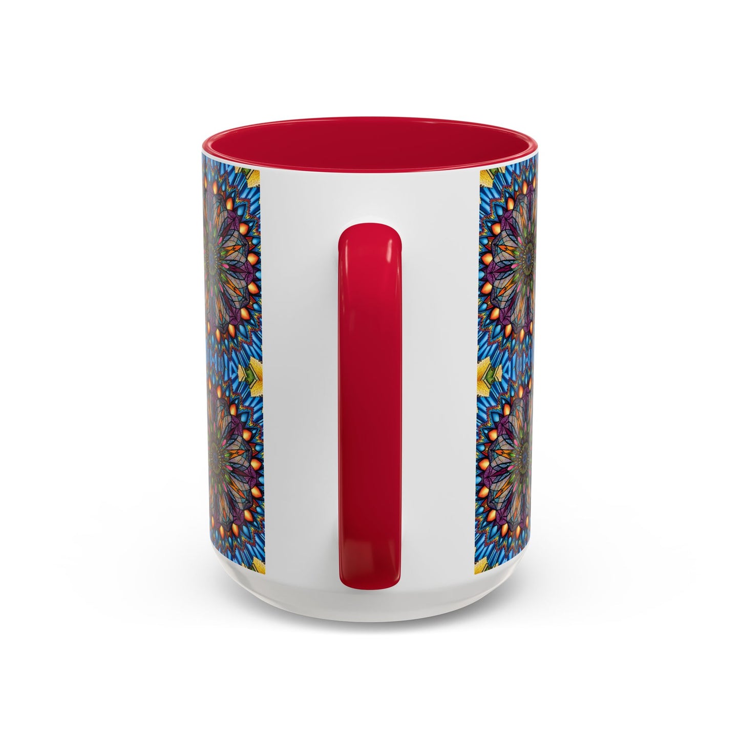 Pacio, Adam - Emerald Arrows Mandala - Colorful Accent Mugs
