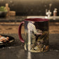 Courbet, Gustave - The Stone Breakers (1850) - Colorful Accent Mugs