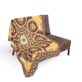 Lion Summer Mandala A - Woven Blanket