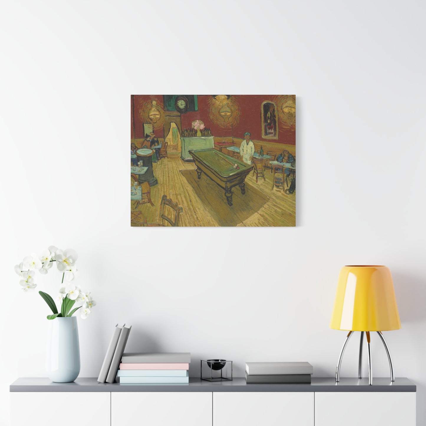 Van Gogh, Vincent - The Night Cafe (1888) - Canvas Block, unframed