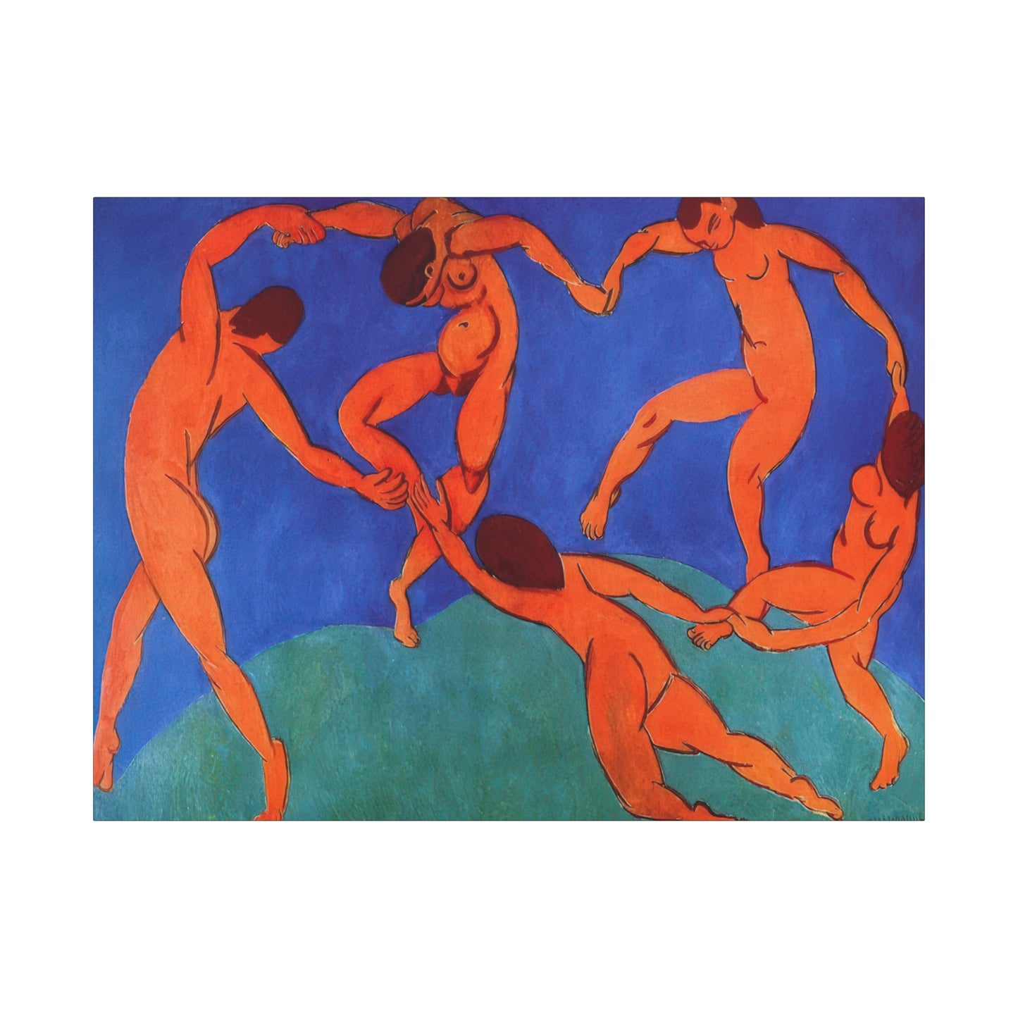 Matisse, Henri - Dance (II) (1910) - Canvas Block, unframed