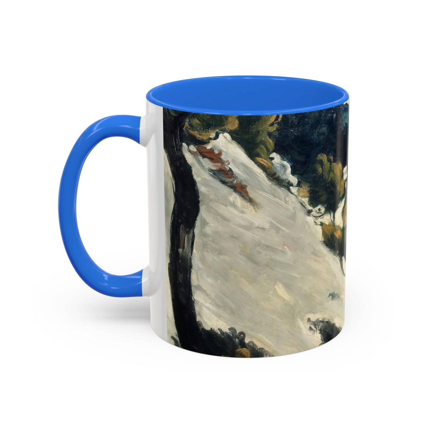Cézanne, Paul - A Modern Olympia (1874) - Colorful Accent Mugs