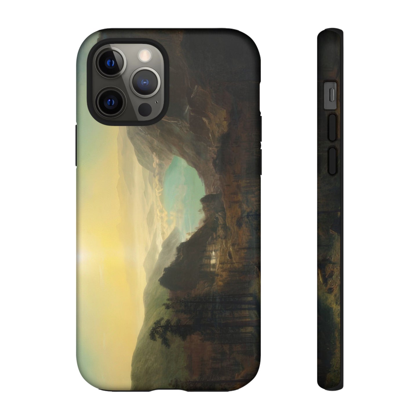 Bierstadt, Albert - Donner Lake from the Summit (1873) - Tough Phone Cases