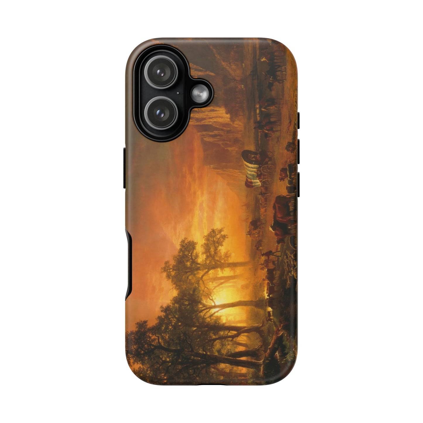 Bierstadt, Albert - Emigrants Crossing the Plains (1867) - Tough Phone Cases