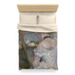 Morisot, Berthe - Woman at Her Toilette (1880) - Microfiber Duvet Cover