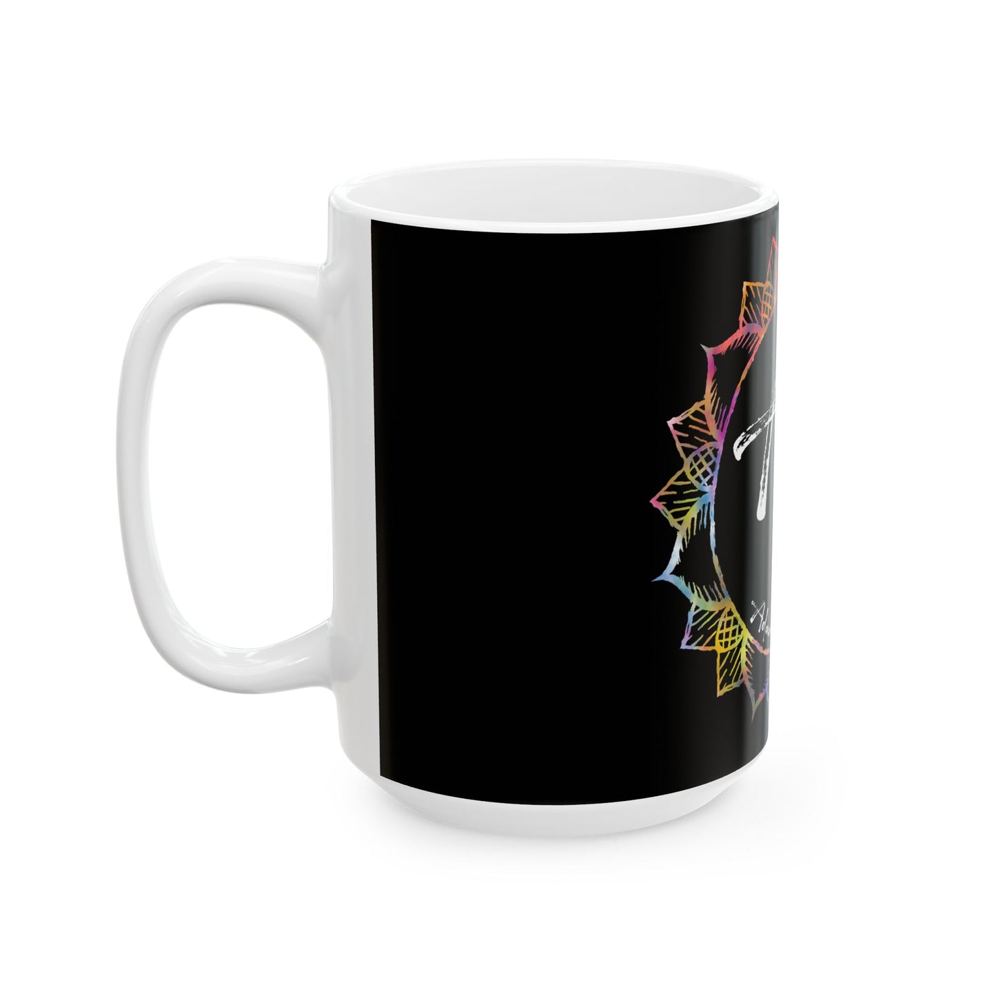 AdamPacio.com Logo - Black - Ceramic Mug