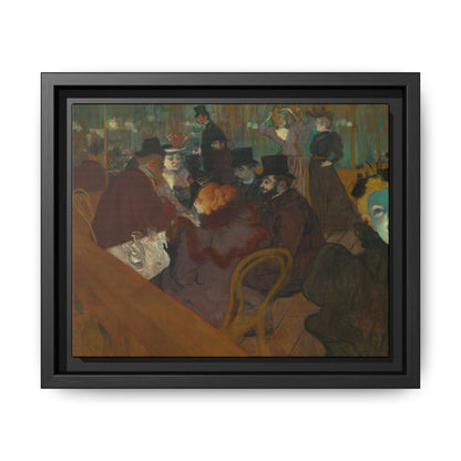 Toulouse-Lautrec, Henri - At the Moulin Rouge (1892) - Matte Canvas, Framed
