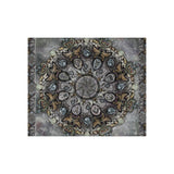 Memento Mori Mandala - Crushed Velvet Blanket