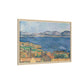 Cézanne, Paul - The Bay of Marseille, Seen from L'Estaque (1885) - Matte Canvas, Framed