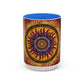 Pacio, Adam - Solar Disc Mandala - Colorful Accent Mugs