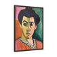 Matisse, Henri - The Green Stripe (1905) - Matte Canvas, Framed