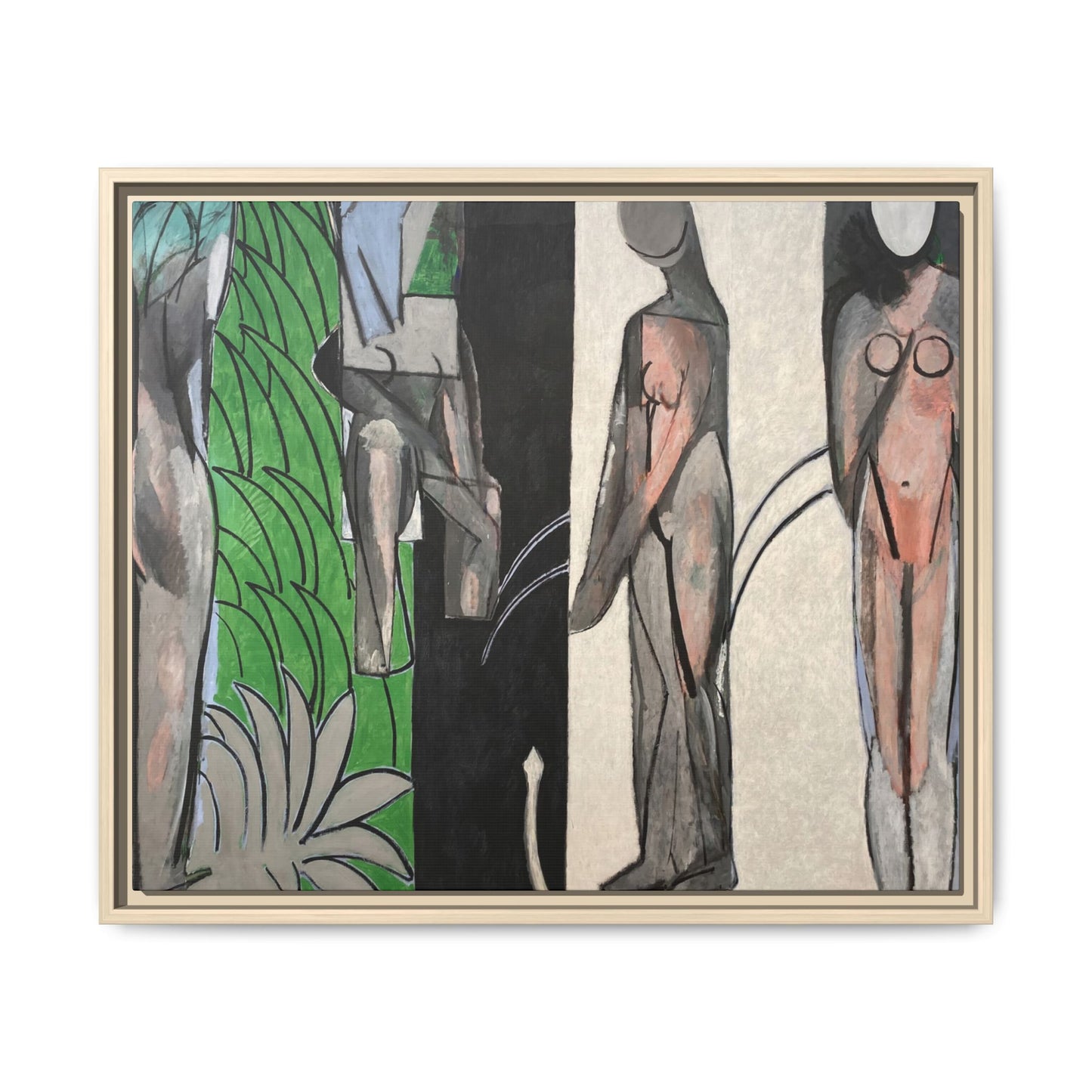 Matisse, Henri - Bathers by a River (1917) - Matte Canvas, Framed
