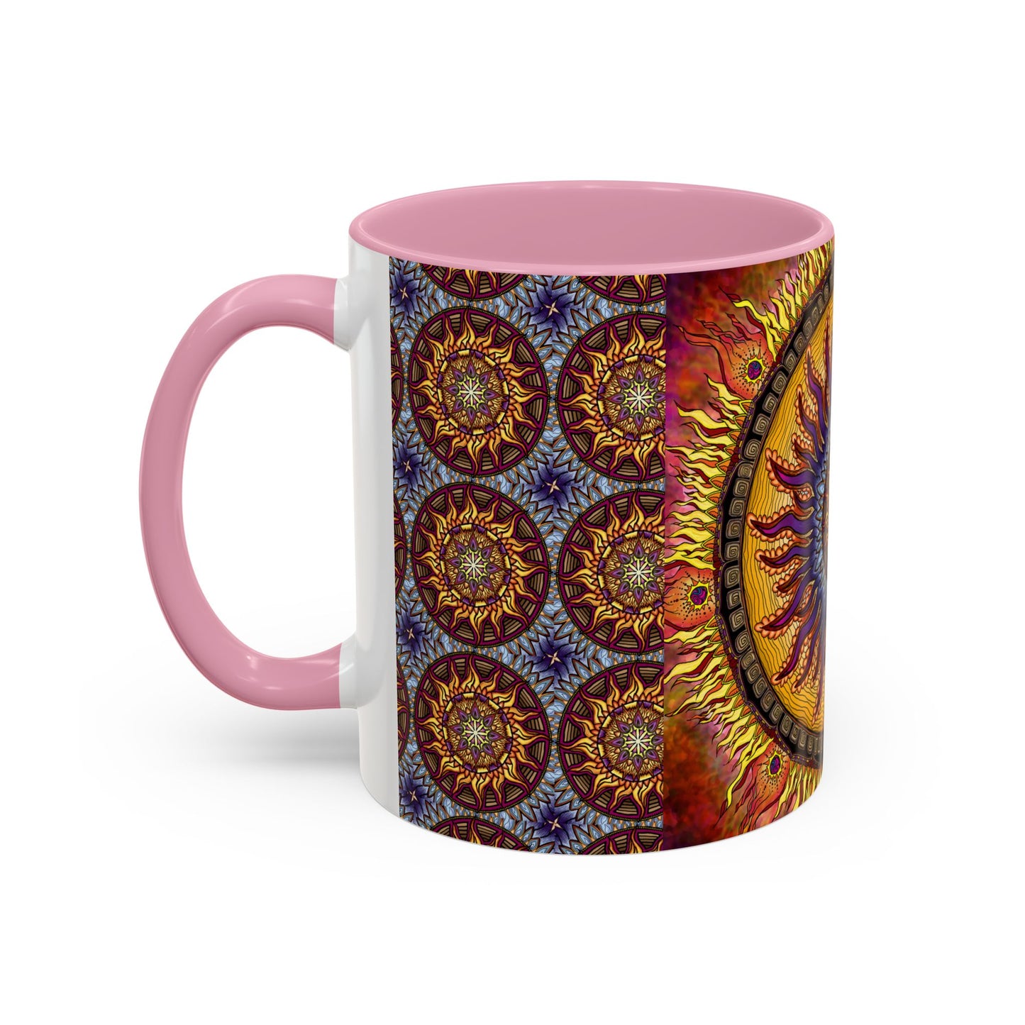 Pacio, Adam - Solar Disc Mandala - Colorful Accent Mugs