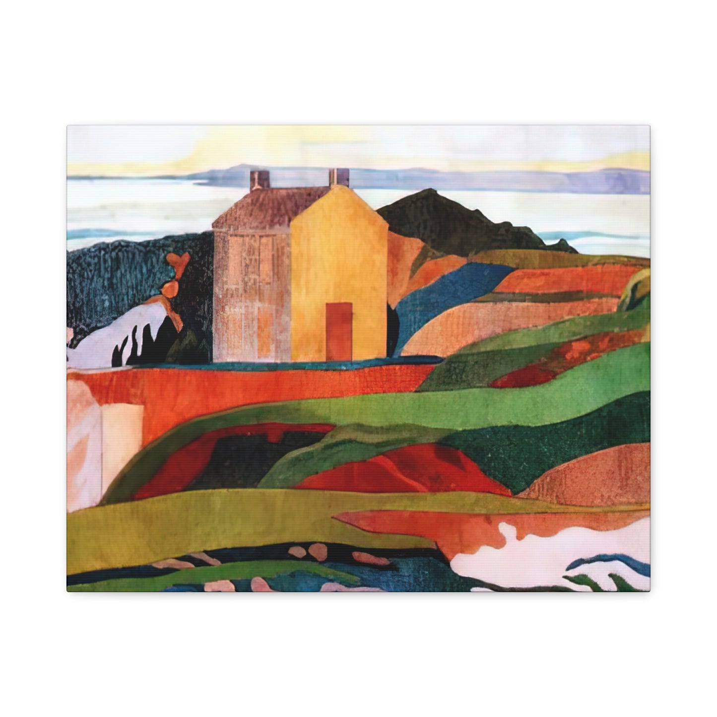Filiger, Charles - The Hangman’s House (1891) - Canvas Block, unframed
