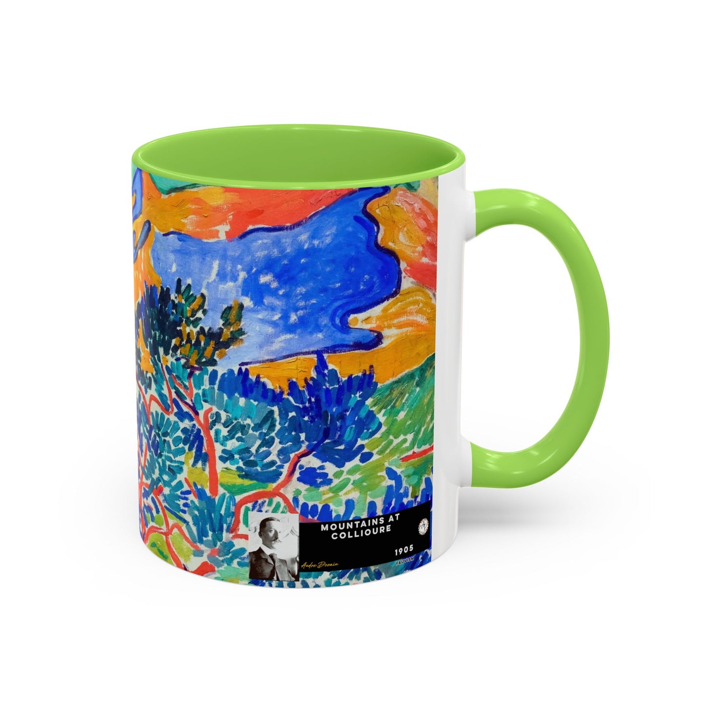 Derain, André - Mountains at Collioure (1905) - Colorful Accent Mugs