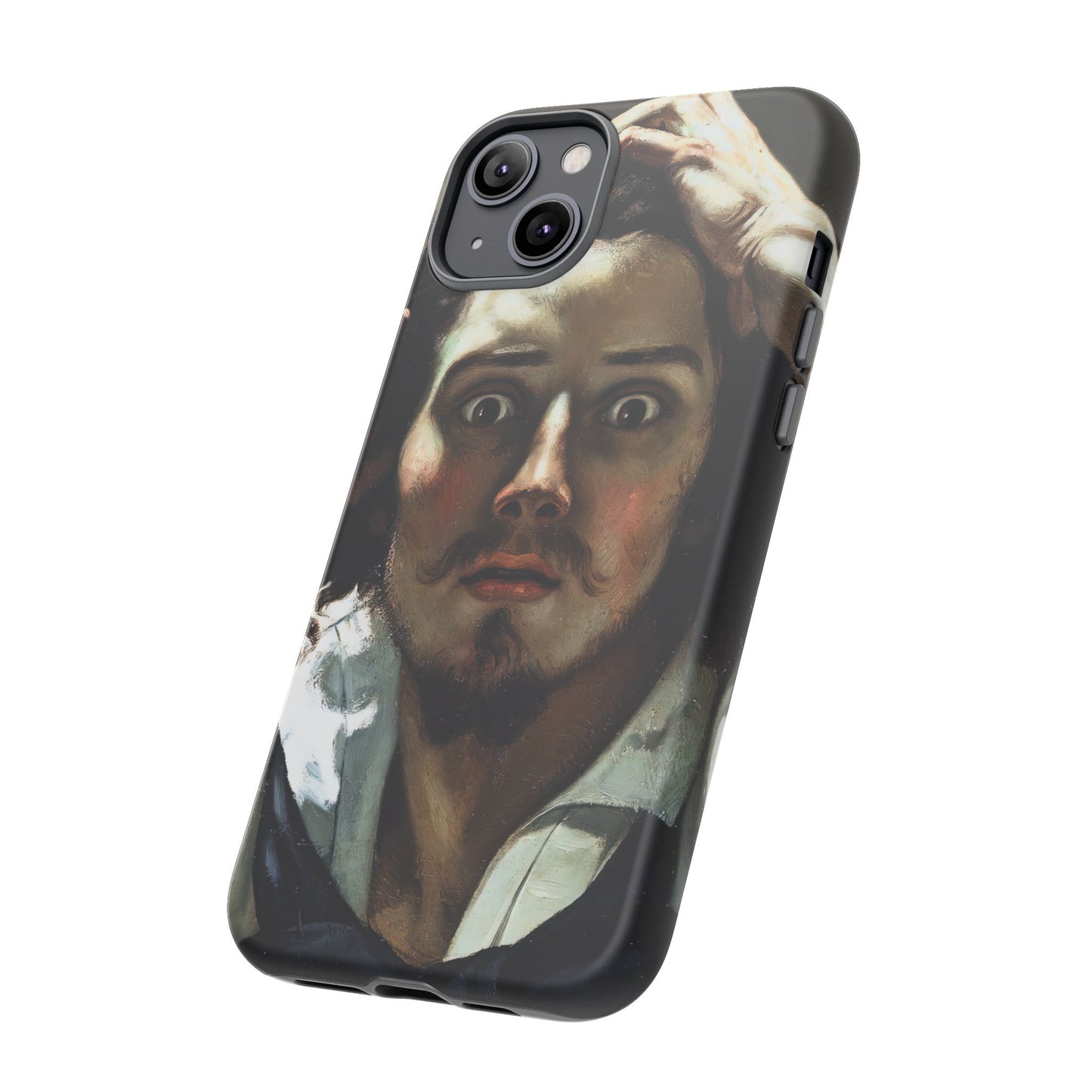 Courbet, Gustave - The Desperate Man (1843) - Tough Phone Cases