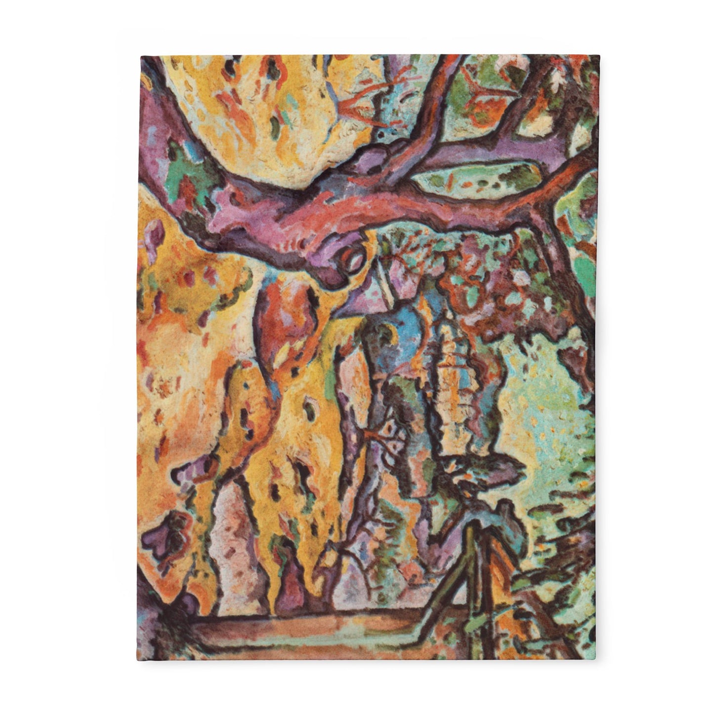 Braque, Georges - Olive Tree near L'Estaque (1906) - Arctic Fleece Blanket