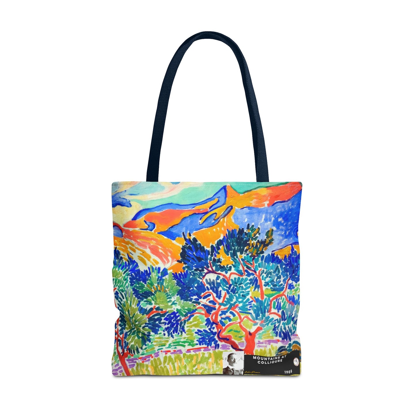 Derain, André - Mountains at Collioure (1905) - Tote Bag