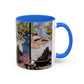 Cézanne, Paul - A Modern Olympia (1874) - Colorful Accent Mugs