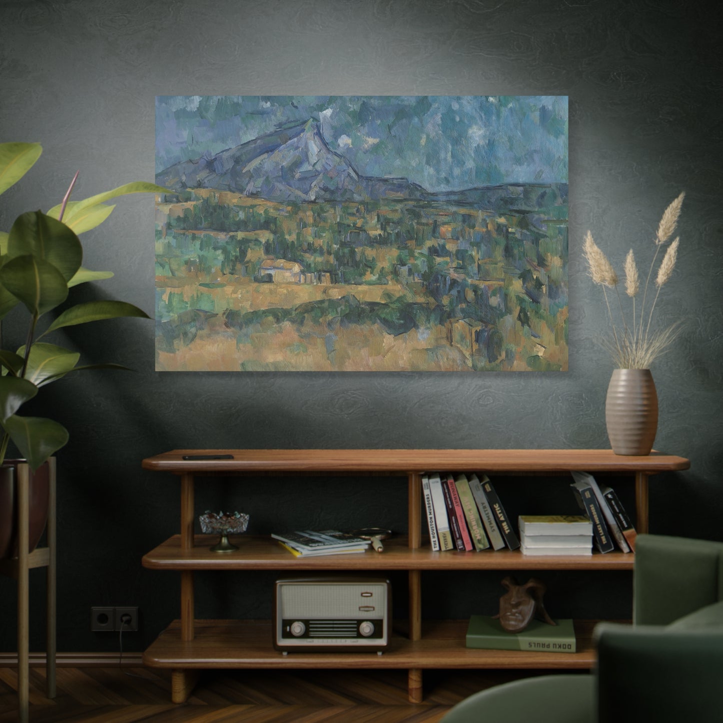 Cézanne, Paul - Mont Sainte-Victoire (1902) - Canvas Block, unframed