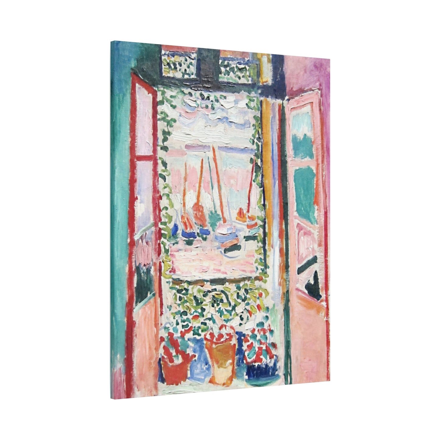 Matisse, Henri - Open Window, Collioure (1905) - Canvas Block, unframed