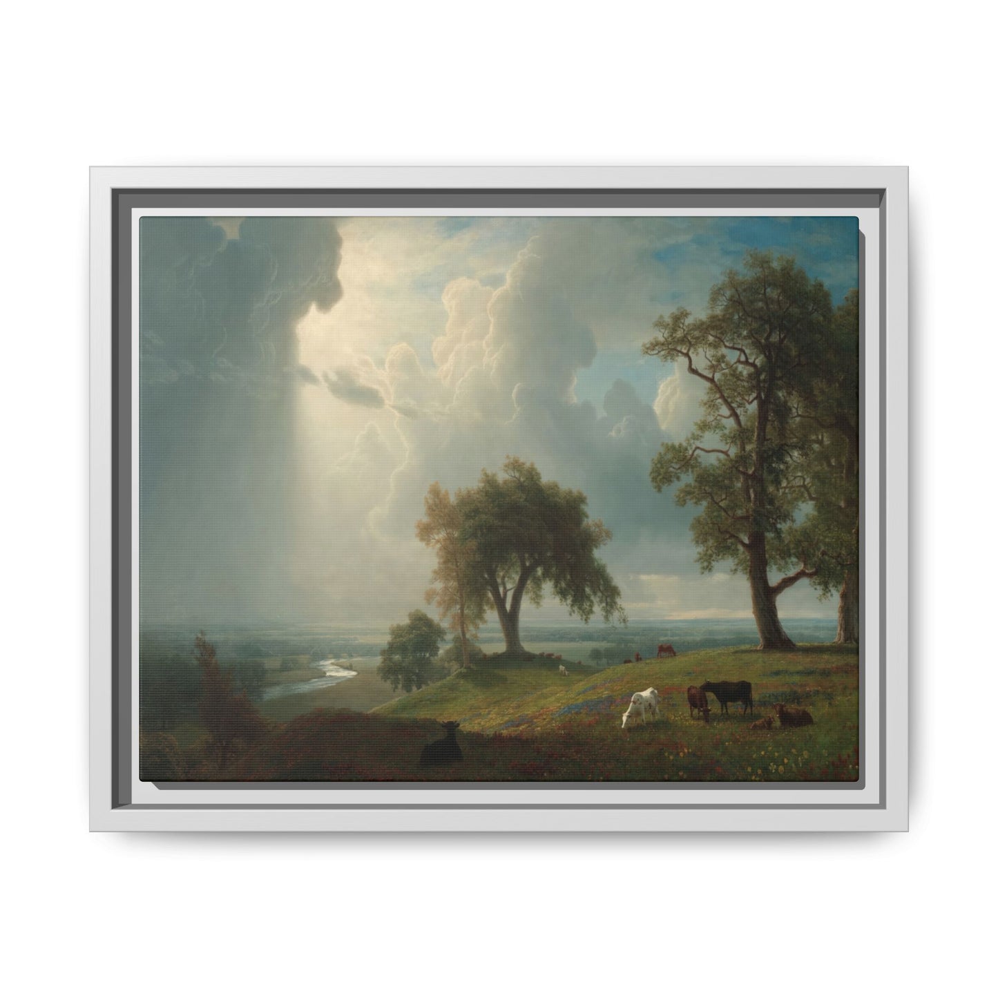 Bierstadt, Albert - California Spring (1875) - Matte Canvas, Framed