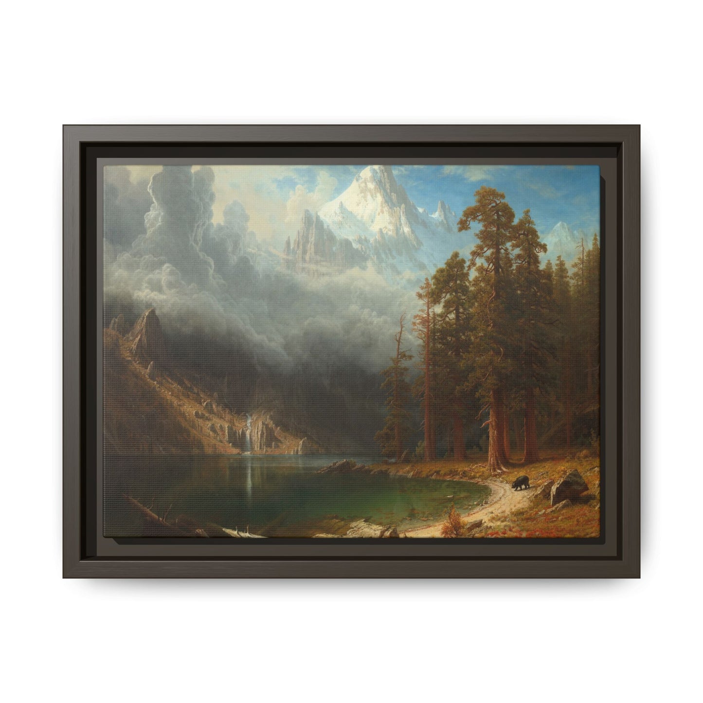 Bierstadt, Albert - Mount Corcoran (1877) - Matte Canvas, Framed