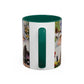 Cézanne, Paul - A Modern Olympia (1874) - Colorful Accent Mugs