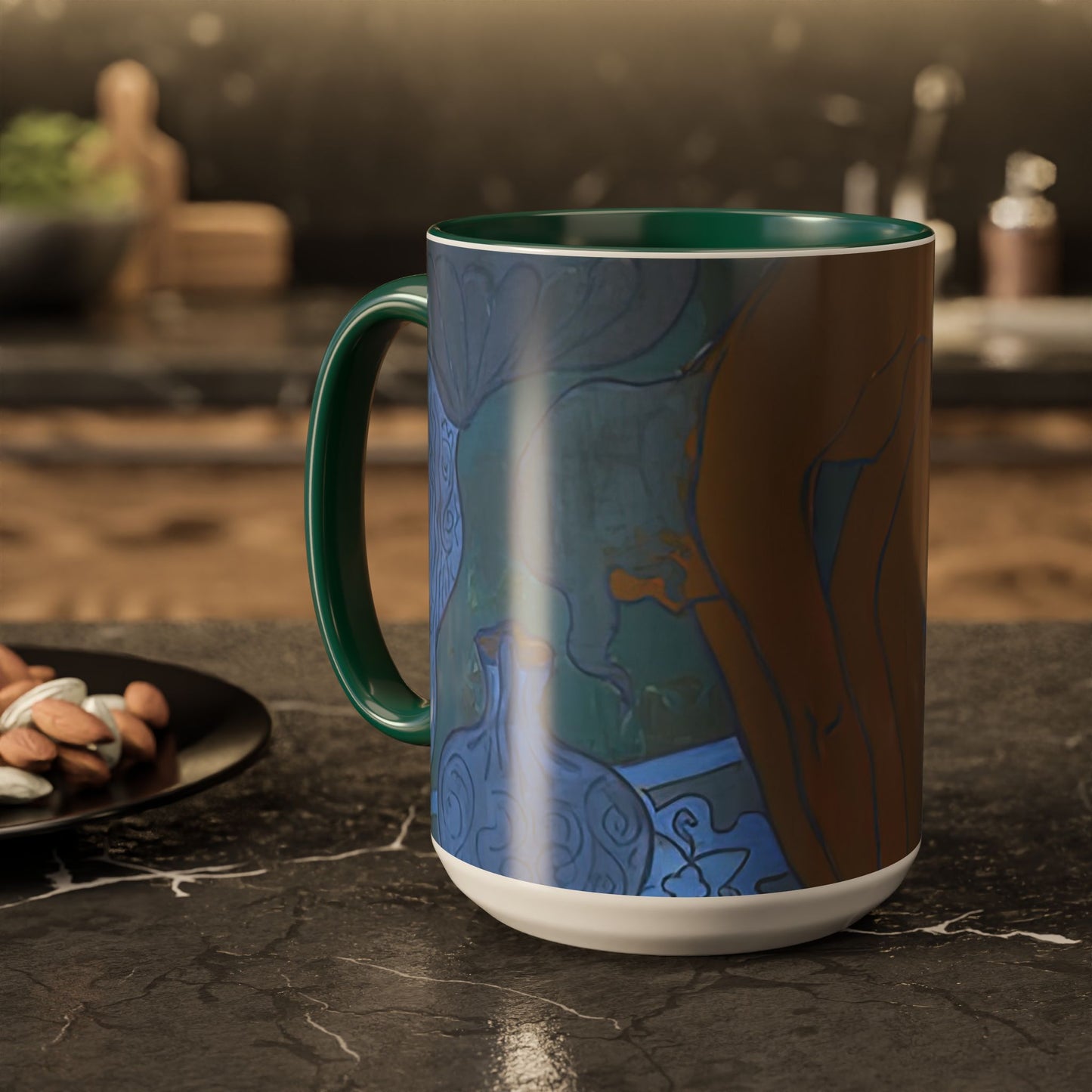Ranson, Paul - The Blue Bather (1891) - Colorful Accent Mugs