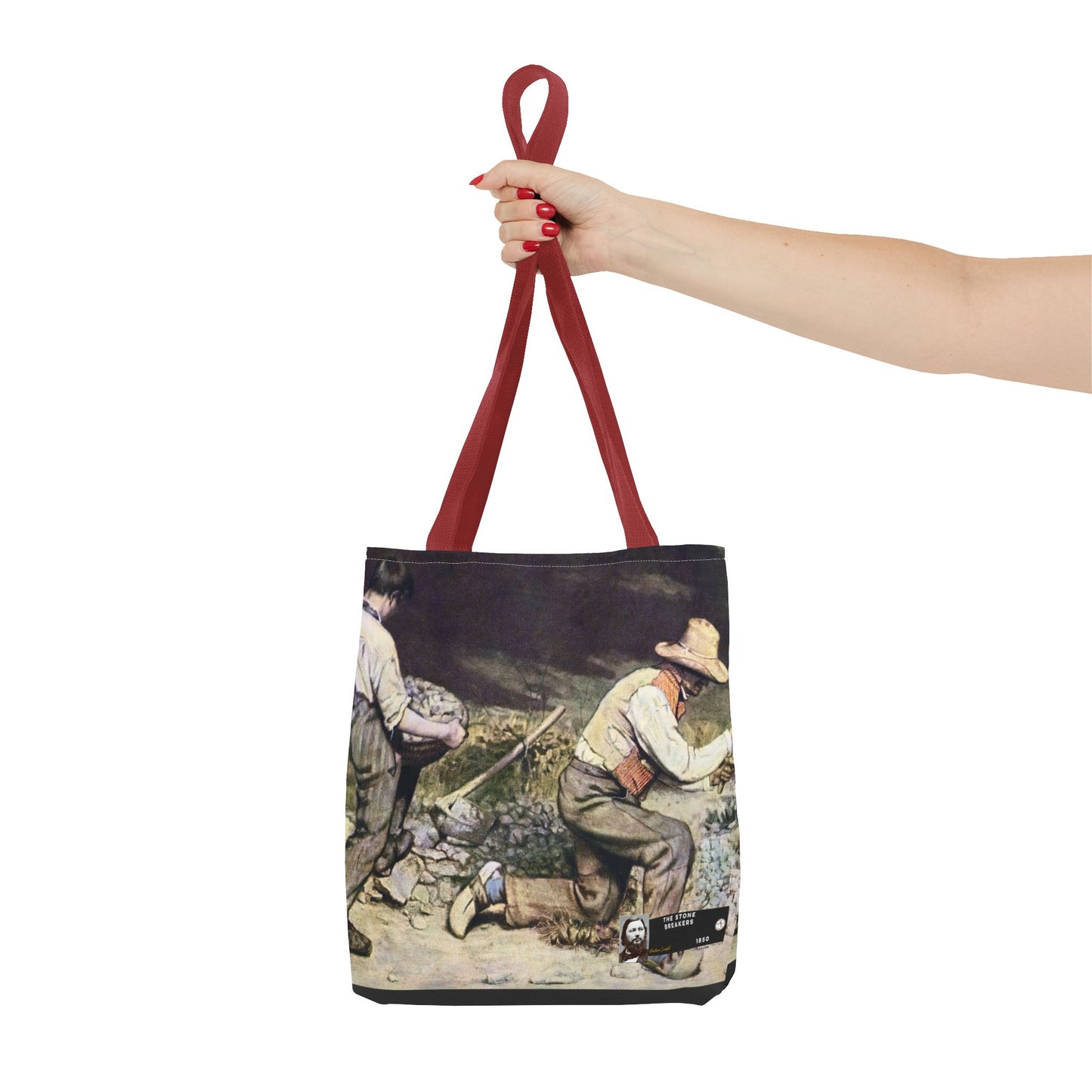 Courbet, Gustave - The Stone Breakers (1850) - Tote Bag
