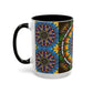 Pacio, Adam - Emerald Arrows Mandala - Colorful Accent Mugs