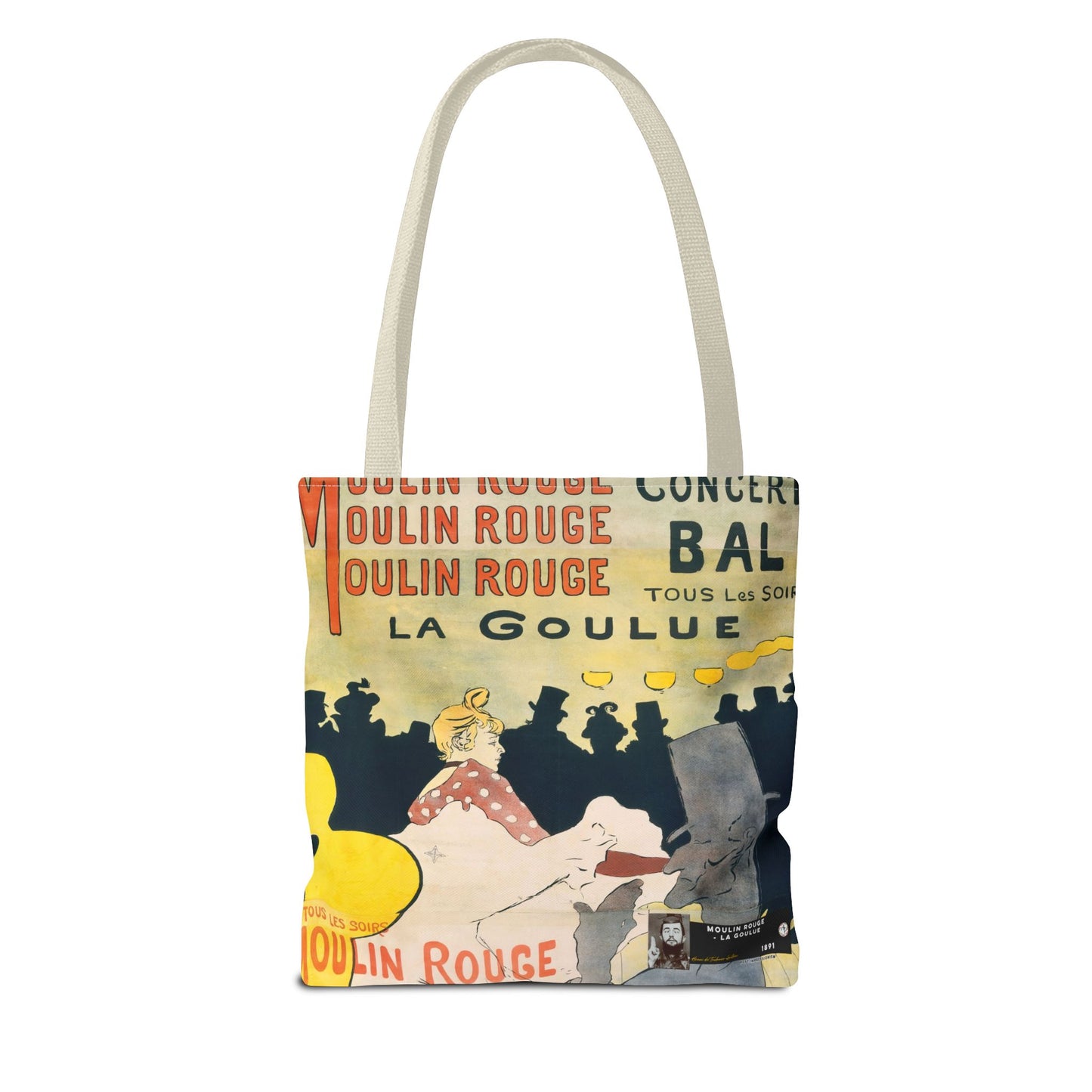 Toulouse-Lautrec, Henri - Moulin Rouge - La Goulue (1891) - Tote Bag