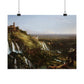 Cole. Thomas - Cascatelli, Tivoli, Looking Towards Rome (1832) - Satin Posters