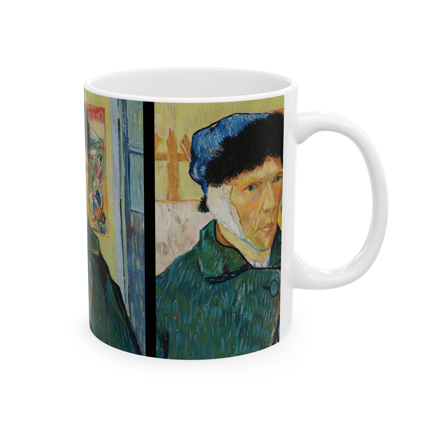 Van Gogh, Vincent - Self Portrait with Bandaged Ear (1889) - Ceramic Mug