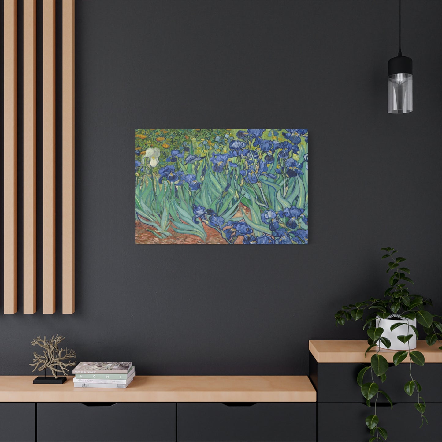 Van Gogh, Vincent - Irises (1889) - Canvas Block, unframed
