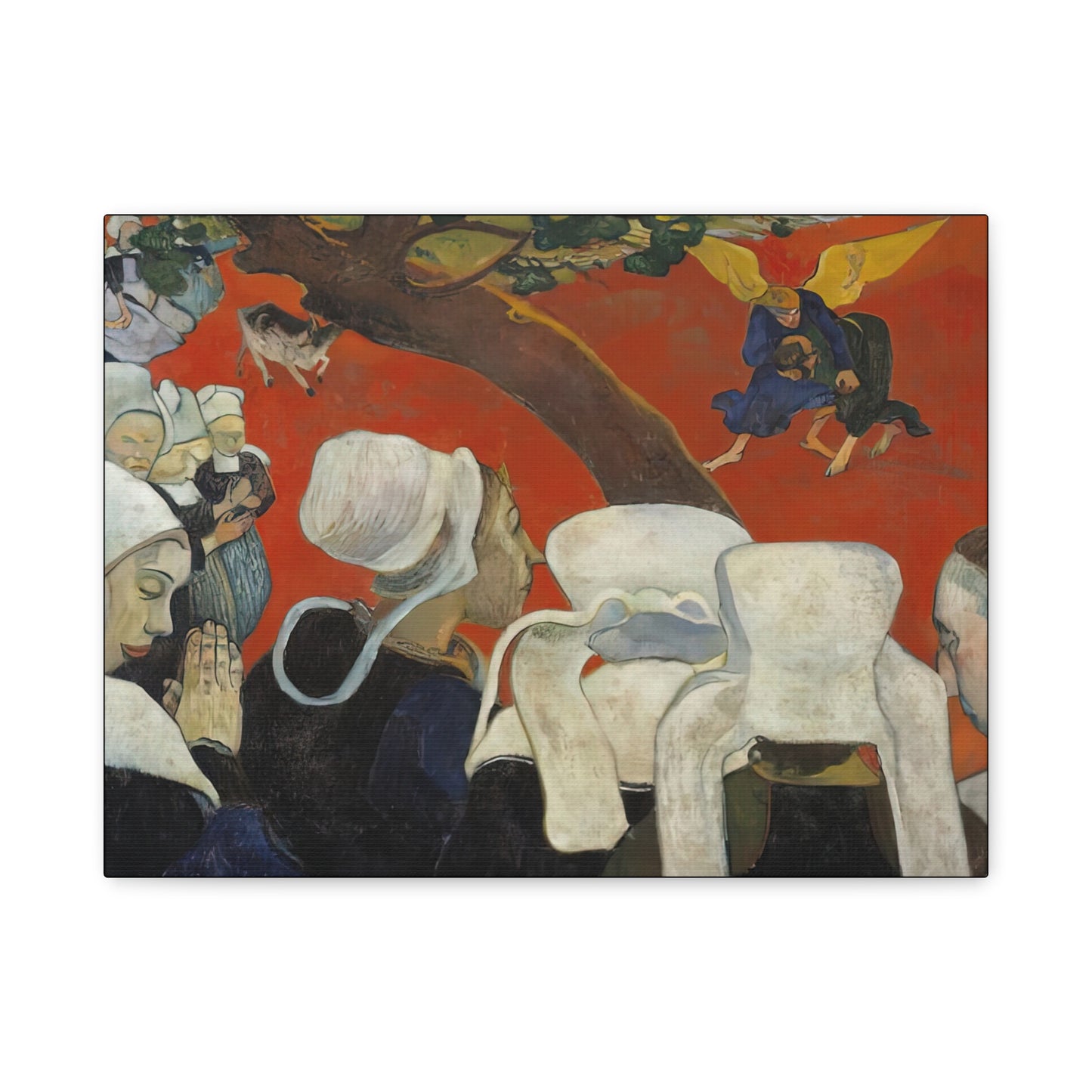 Gauguin, Paul - Vision of the Sermon (1888) - Canvas Block, unframed