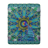 Melek Taus Mandala - Sherpa Fleece Blanket