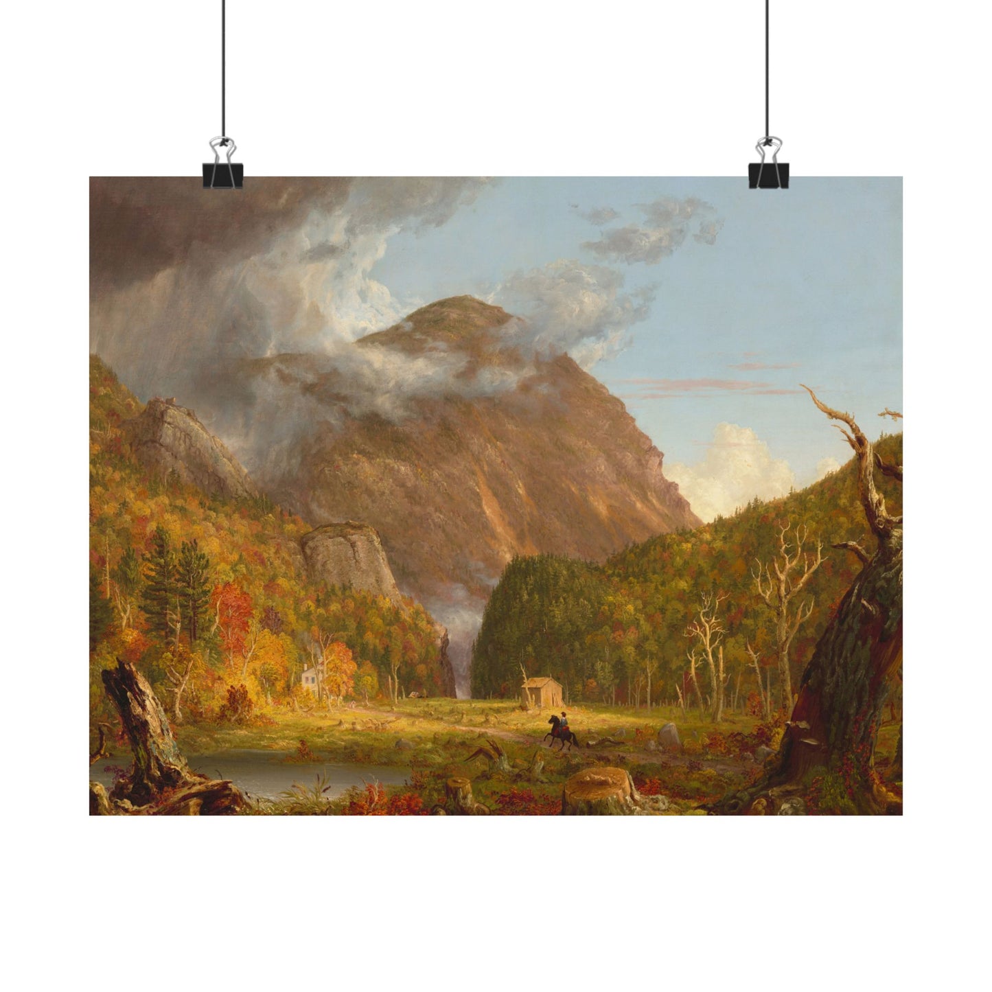 Cole. Thomas - The Notch of the White Mountains (1839) - Satin Posters