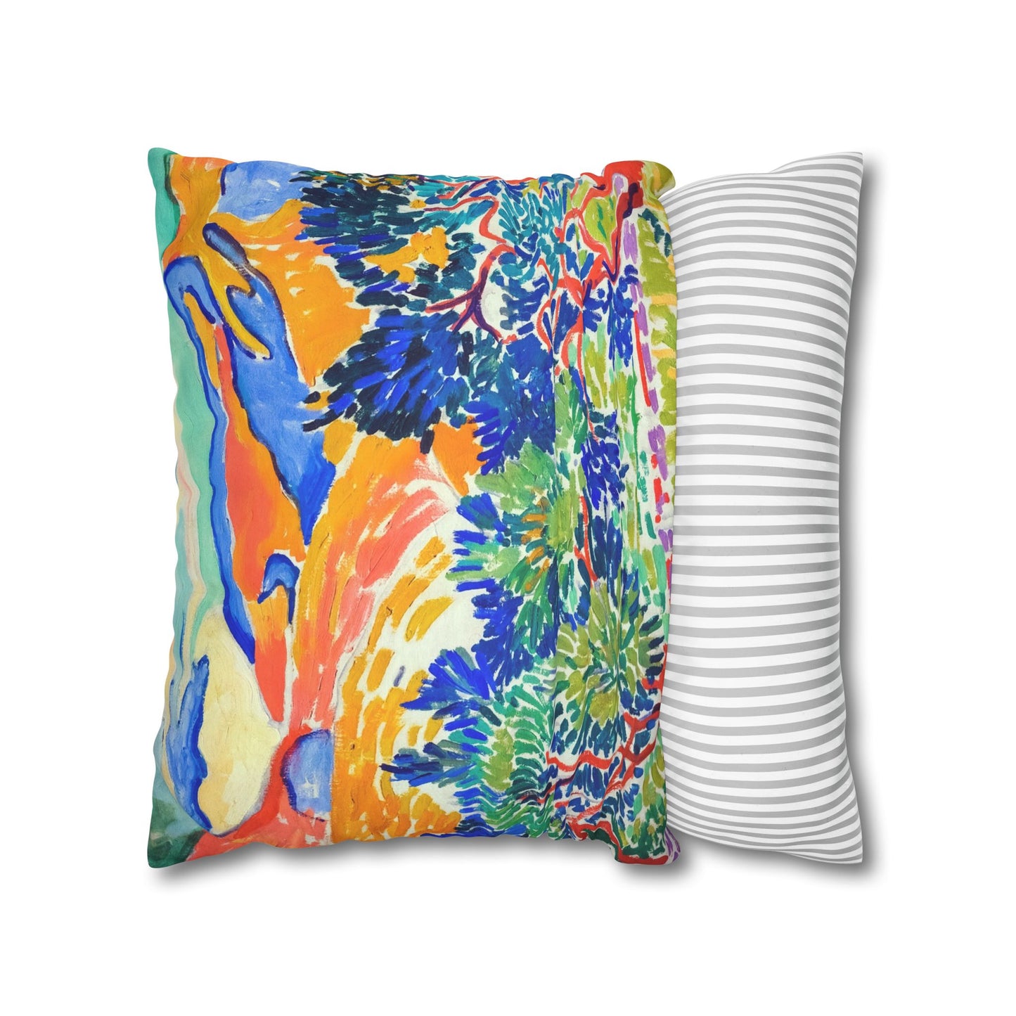 Matisse, Henri - Woman with a Hat (1905) - Suede Square Pillowcase