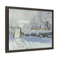 Monet, Claude - The Magpie (1868) - Matte Canvas, Framed