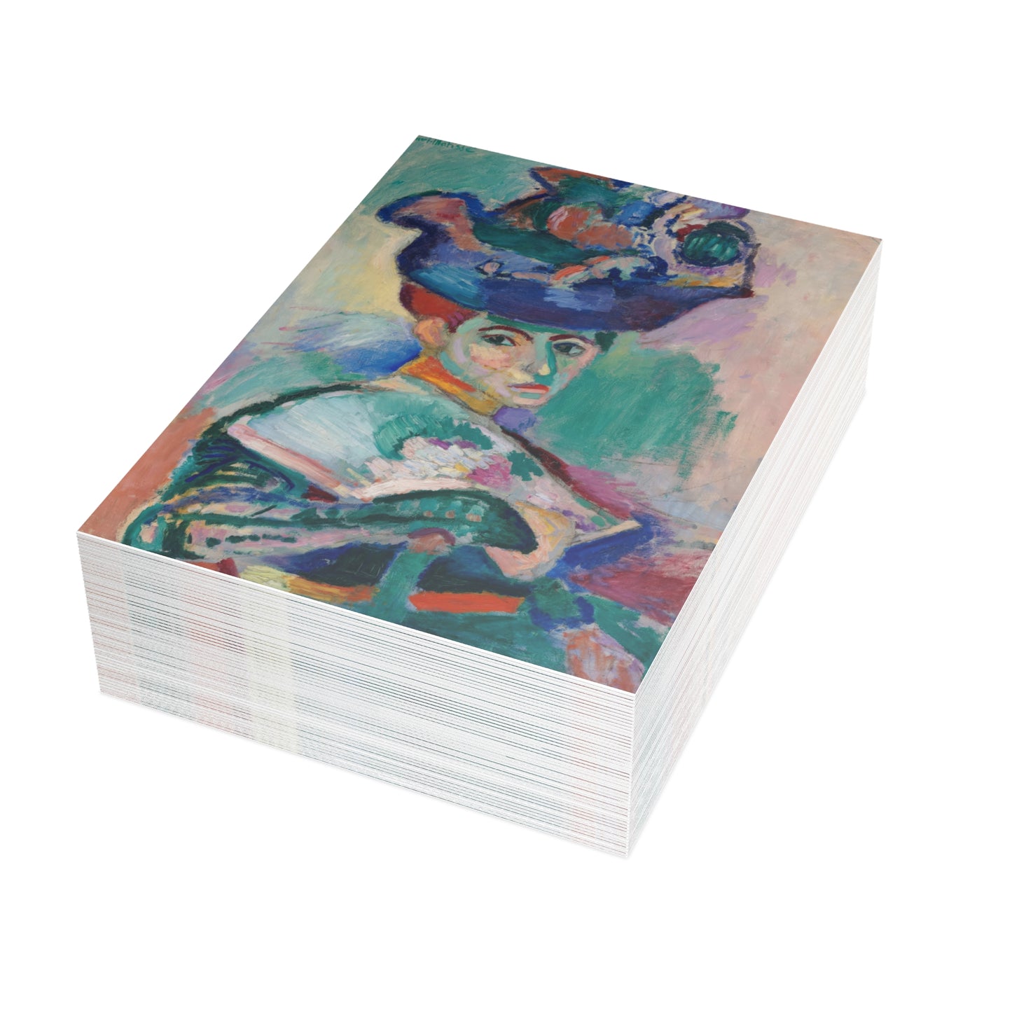 Matisse, Henri - Woman with a Hat (1905) - Postcard Bundles with Envelopes Included